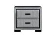 ISABELLA GREY NIGHTSTAND WITH LED - De Avenue Furniture