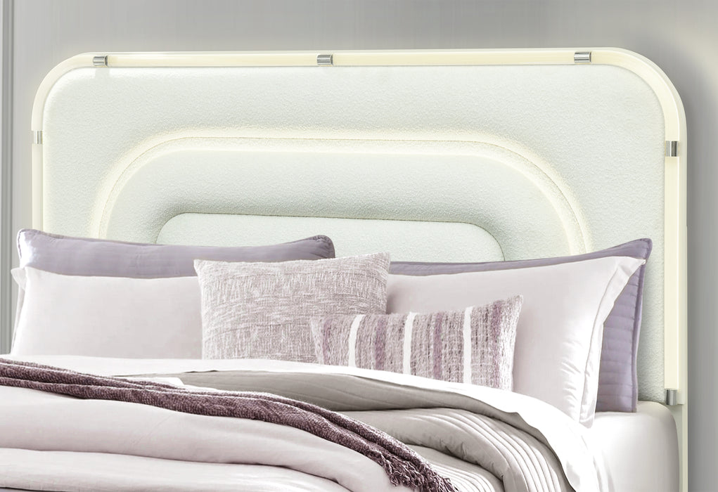 LYRA BEIGE QUEEN BED GROUP - De Avenue Furniture
