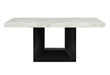 D02 DINING TABLE + 8 D03 BLACK DINING CHAIRS - De Avenue Furniture