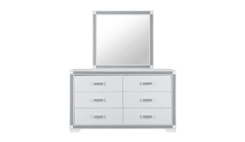 SOLEIL WHITE DRESSER - De Avenue Furniture