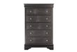 POMPEI METALLIC GREY CHEST - De Avenue Furniture