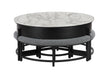 T42 BLACK COFFEE TABLE WITH 3 STOOLS - De Avenue Furniture