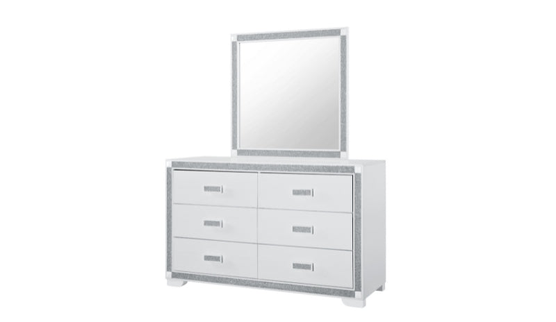 SOLEIL WHITE DRESSER - De Avenue Furniture