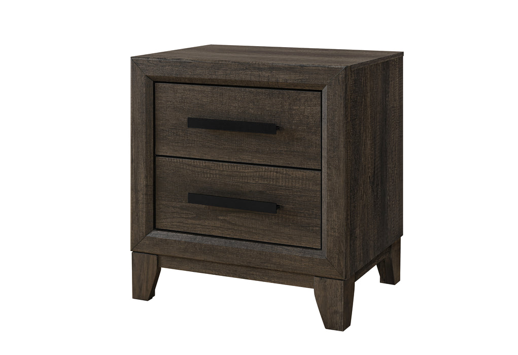 HARMONY BROWN NIGHTSTAND - De Avenue Furniture