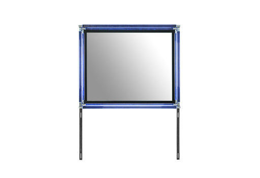 LANDO BLACK MIRROR WITH LED - De Avenue Furniture