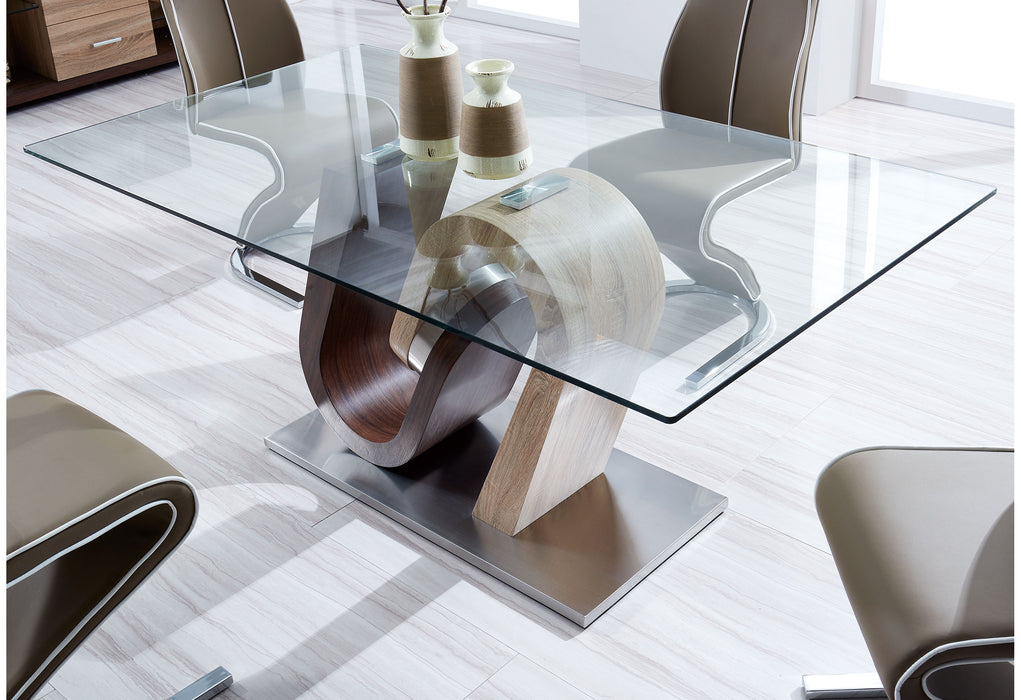 D4126N DINING TABLE AND 6 DINING CHAIRS - De Avenue Furniture