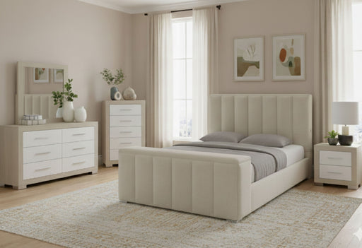 SERENITY/EMMA CREMA KING BED GROUP - De Avenue Furniture