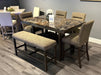 D4355 BROWN BAR STOOL KIT OF 2 - De Avenue Furniture