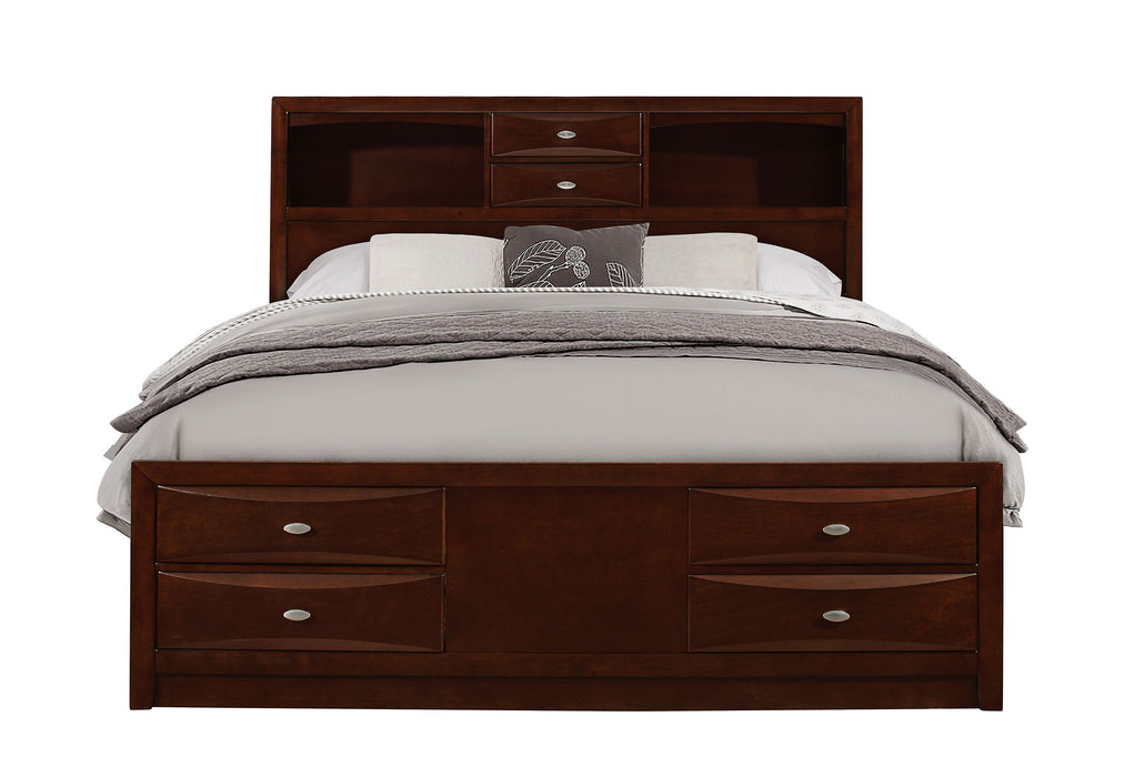 LINDA MERLOT KING BED GROUP - De Avenue Furniture