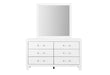 LUCCIA WHITE QUEEN BED WITH LED, DRESSER, MIRROR, NIGHTSTAND - De Avenue Furniture