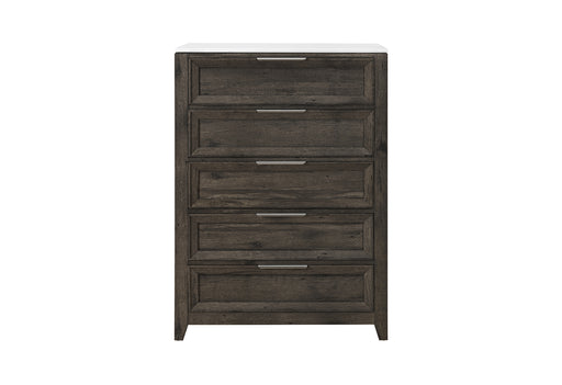 MARIAH DARK BROWN CHEST - De Avenue Furniture