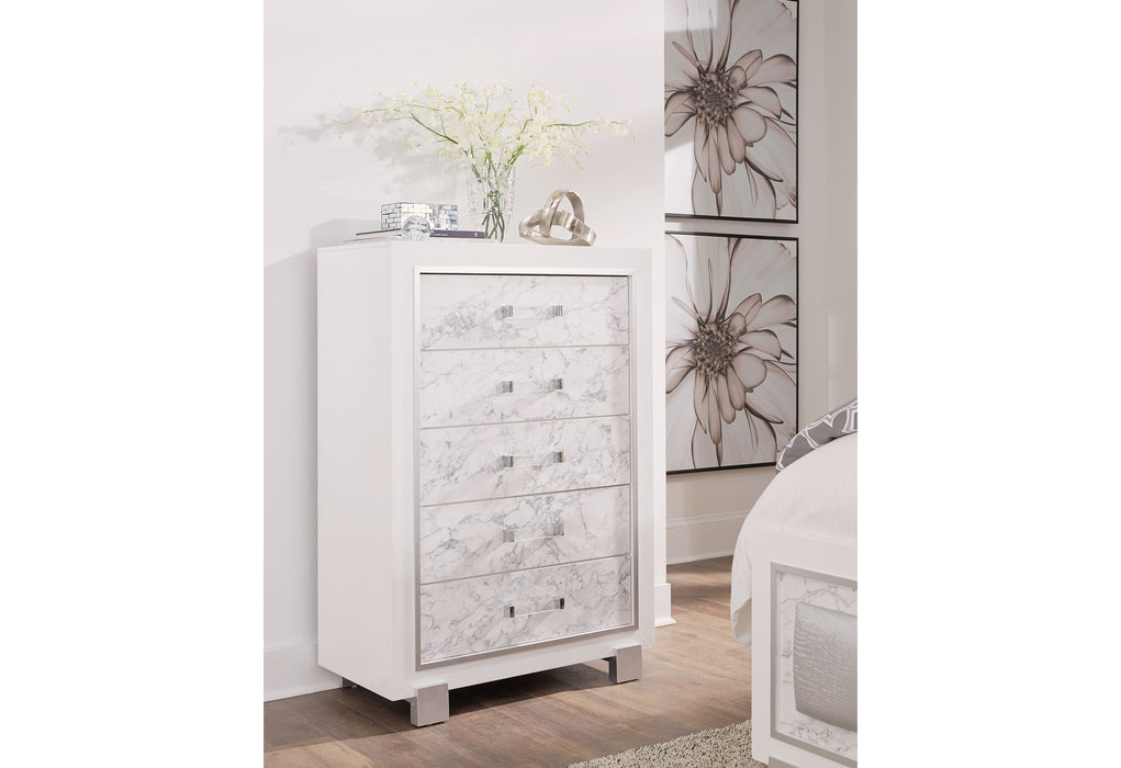 SANTORINI WHITE CHEST - De Avenue Furniture