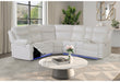 U6026 BLANCHE WHITE RIGHT ARM FACING SECTIONAL - De Avenue Furniture