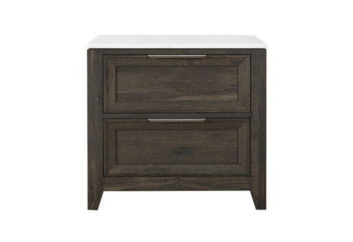 MARIAH DARK BROWN NIGHTSTAND - De Avenue Furniture