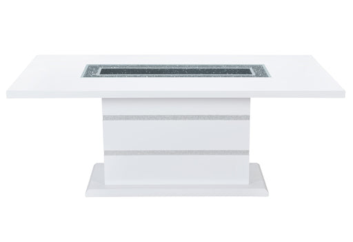 MONACO WHITE DINING TABLE - De Avenue Furniture