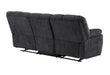 U6000 BLACK RECLINING SOFA - De Avenue Furniture