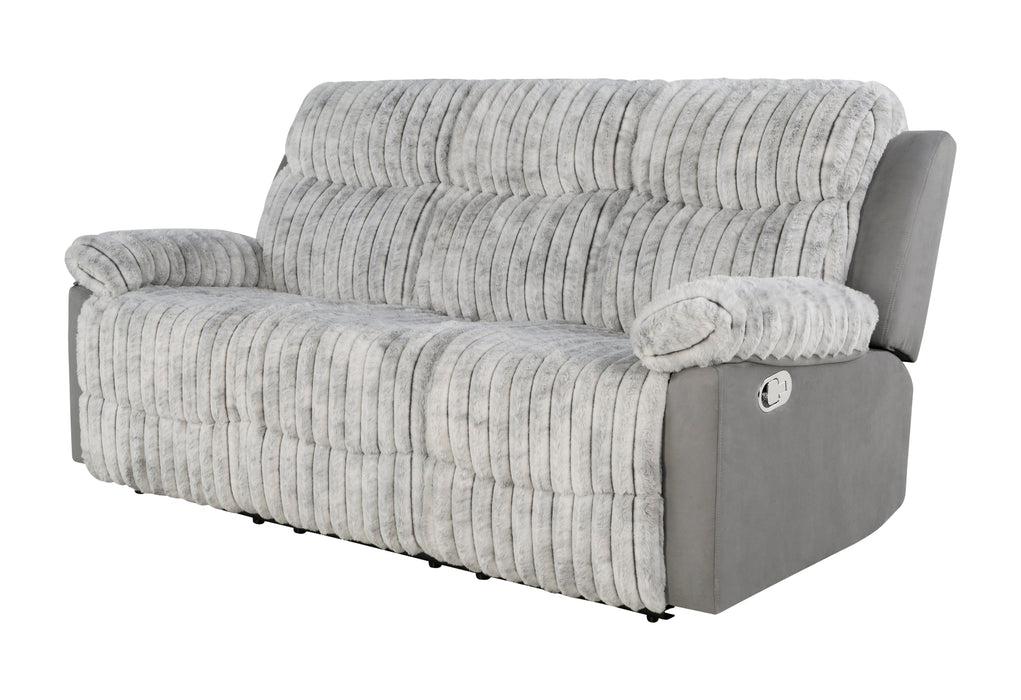 U6028 GREY RECLINING SOFA - De Avenue Furniture