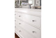 POMPEI METALLIC WHITE QUEEN BED GROUP WITH LED - De Avenue Furniture