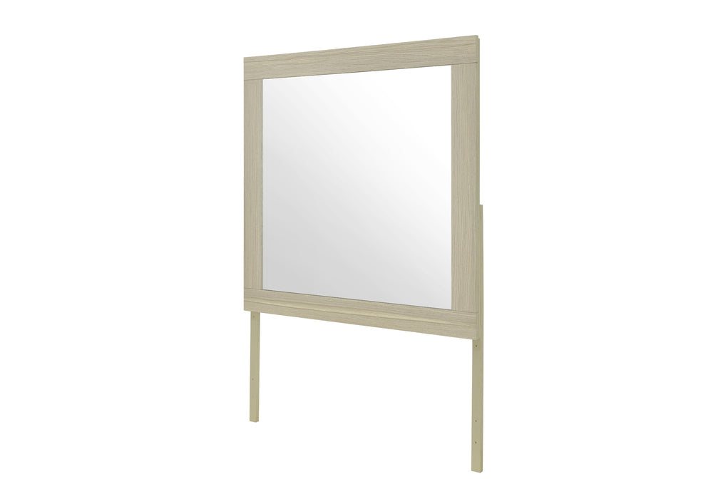 EMMA NATURAL/WHITE MIRROR - De Avenue Furniture