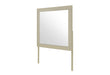 EMMA NATURAL/WHITE MIRROR - De Avenue Furniture