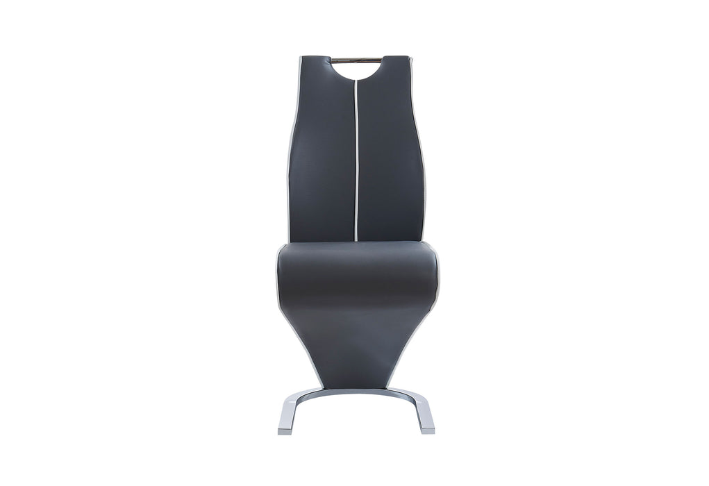 D4127 GREY DINING CHAIR - De Avenue Furniture