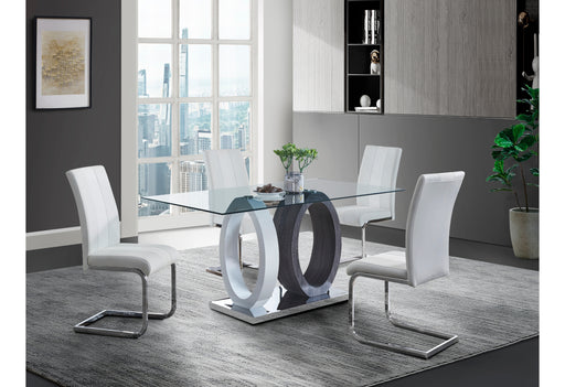 D1628DT + D915DC WHITE - De Avenue Furniture