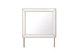 CLARA BEIGE UPHOLSTERED MIRROR - De Avenue Furniture