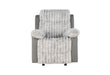 U6028 GREY GLIDER RECLINER - De Avenue Furniture