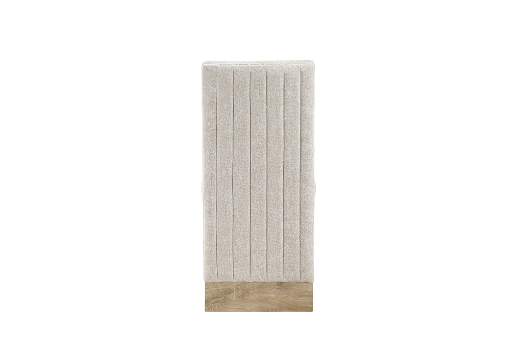 D12 BEIGE NATURAL DINING CHAIR - De Avenue Furniture