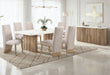 D2504DT AND 4 D12DC BEIGE/NATURAL - De Avenue Furniture