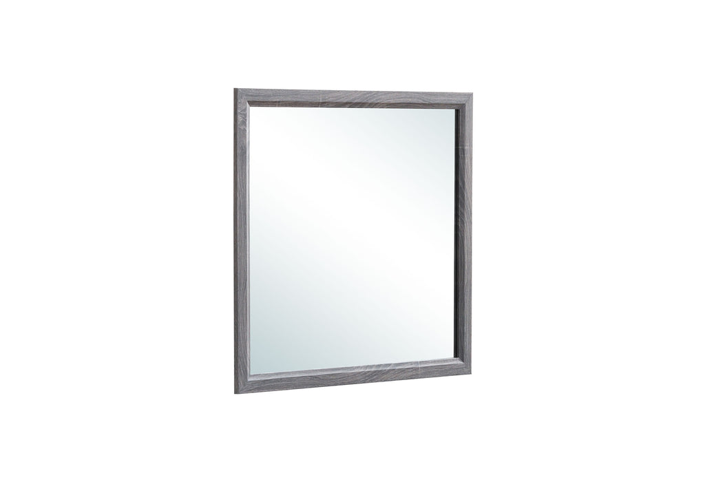 KATE FOIL GREY QUEEN BED, DRESSER, MIRROR, NIGHTSTAND - De Avenue Furniture