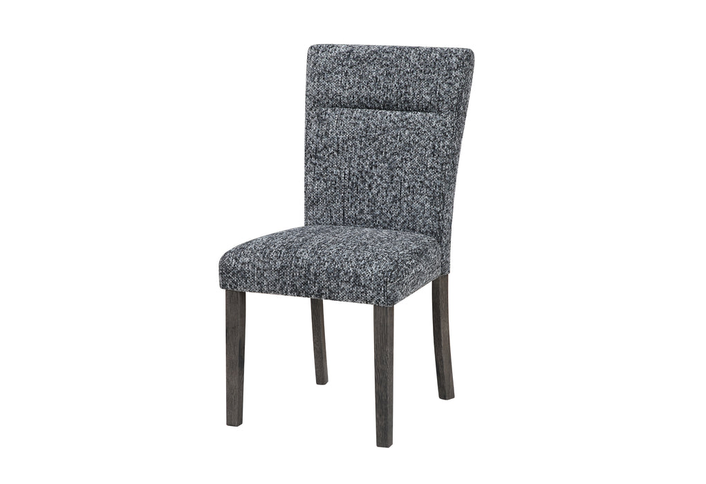 D86 GREY DINING CHAIR WITH BROWN LEGS - De Avenue Furniture