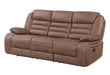 U2250 BROWN RECLINING SOFA - De Avenue Furniture