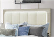 EMMA NATURAL/WHITE KING BED GROUP - De Avenue Furniture