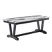 T1319 BLK/WHT COFFEE TABLE - De Avenue Furniture