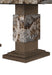 D12 BROWN DINING TABLE WITH 4 D12 BROWN DINING CHAIRS - De Avenue Furniture
