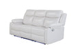 U6026 BLANCHE WHITE RECLINING SOFA WITH LED - De Avenue Furniture