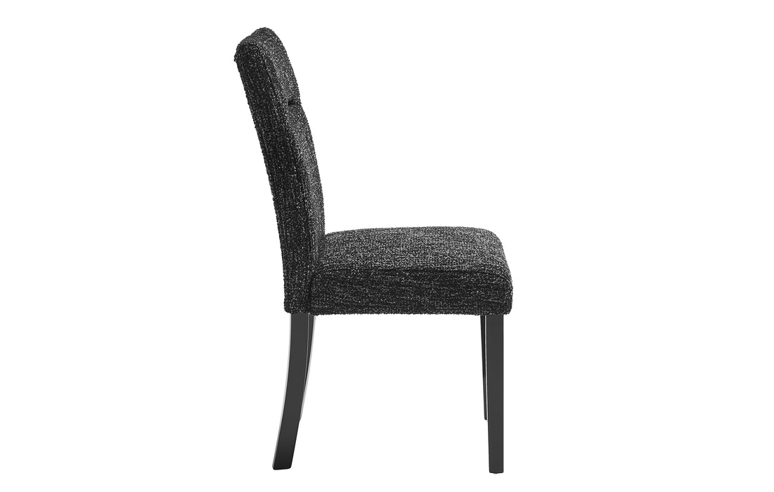 D2502 BLACK DINING CHAIR KIT OF 2 - De Avenue Furniture