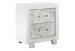 SANTORINI WHITE NIGHTSTAND - De Avenue Furniture