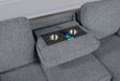U0808 DARK GREY REVERSIBLE SOFA BED - De Avenue Furniture