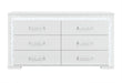 NAOMI SILVER MARBLE DRESSER WITH LED - De Avenue Furniture