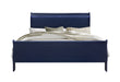 CHARLIE BLUE KING BED WITH LED, DRESSER, MIRROR, NIGHTSTAND - De Avenue Furniture