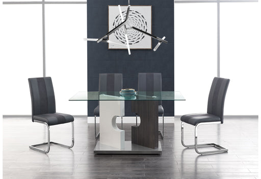 D219DT + 8 D915DC GREY - De Avenue Furniture