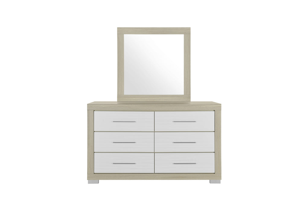 EMMA NATURAL/WHITE DRESSER - De Avenue Furniture