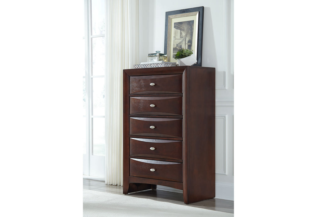 LINDA NEW MERLOT CHEST - De Avenue Furniture