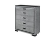ISABELLA GREY CHEST WITH LED - De Avenue Furniture