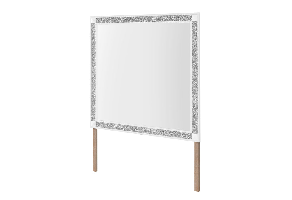 SOLEIL WHITE MIRROR - De Avenue Furniture